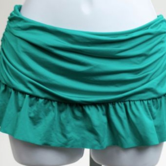 NWT Emerald green Apt. 9 Swim skirt - Picture 2 of 4